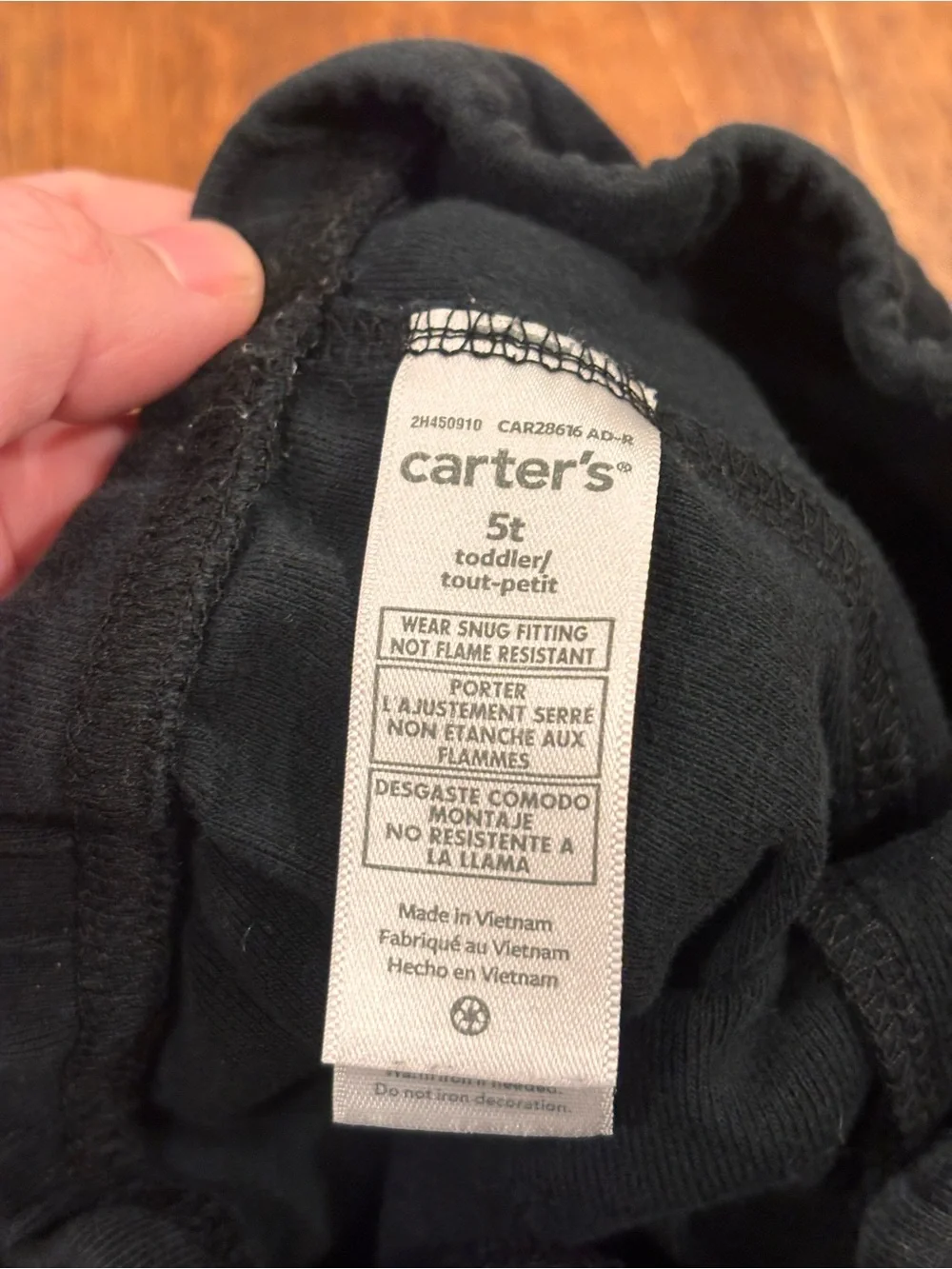 Carter's Black Cotton Pull-On Shorts